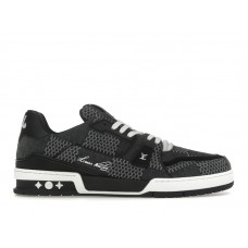 Louis Vuitton LV Trainer Black Damier 3D Denim