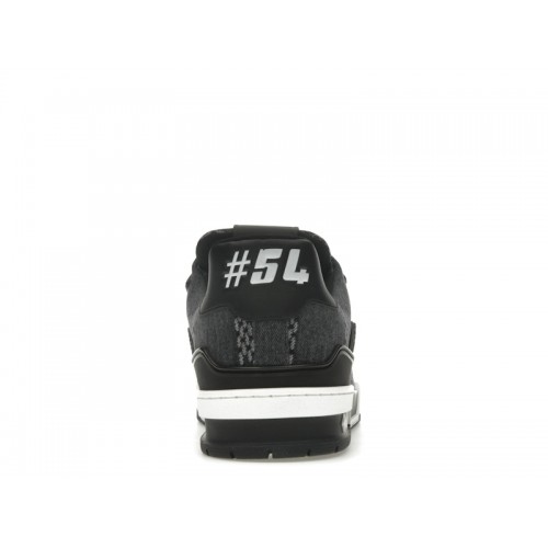 Louis Vuitton LV Trainer Black Damier 3D Denim - мужская сетка размеров