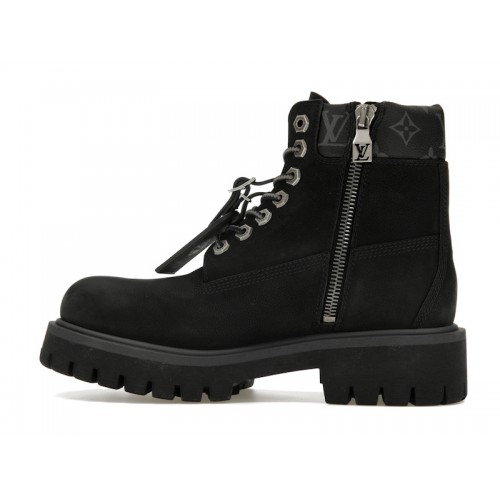 Louis Vuitton Timberland 6 Ankle Boot Black - мужская сетка размеров