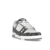 Louis Vuitton Trainer Monogram Denim Grey White