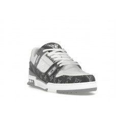 Louis Vuitton Trainer Monogram Denim Grey White