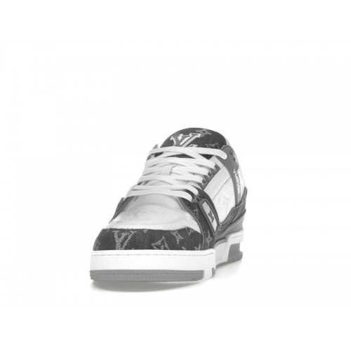 Louis Vuitton Trainer Monogram Denim Grey White - мужская сетка размеров