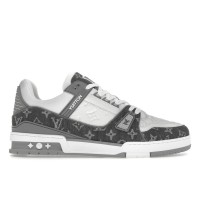 Louis Vuitton Trainer Monogram Denim Grey White
