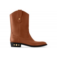 Louis Vuitton LV Rider Boot Cognac Brown