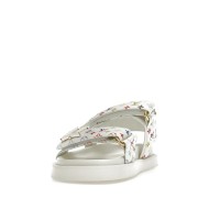 Женские Louis Vuitton LV Sunset Flat Comfort Sandal Takashi Murakami White (W)