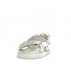 Женские Louis Vuitton LV Sunset Flat Comfort Sandal Takashi Murakami White (W)