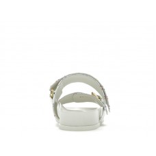 Женские Louis Vuitton Bom Dia Flat Comfort Mule Takashi Murakami White (W)