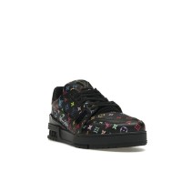 Женские Louis Vuitton LV Trainer Takashi Murakami Black (W)