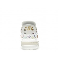 Louis Vuitton LV Trainer Takashi Murakami White