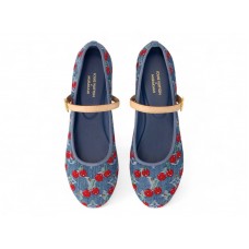 Louis Vuitton Romy Flat Ballerina x Takashi Murakami Denim