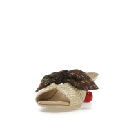 Louis Vuitton Cherie Mule x Takashi Murakami Raffia