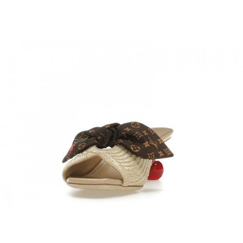 Louis Vuitton Cherie Mule x Takashi Murakami Raffia - мужская сетка размеров