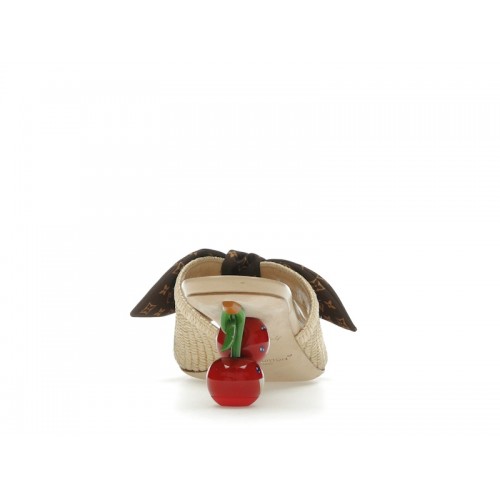 Louis Vuitton Cherie Mule x Takashi Murakami Raffia - мужская сетка размеров