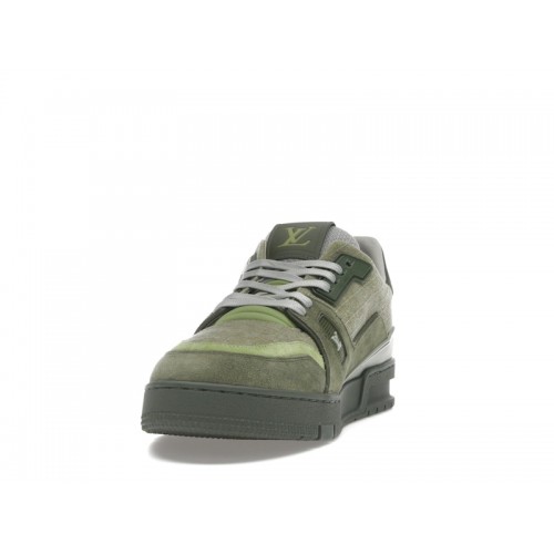 Louis Vuitton Trainer #54 Green - мужская сетка размеров