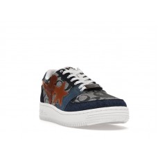 A Bathing Ape Bape Sta Low Coach Blue