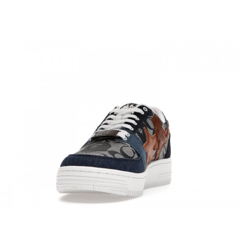 A Bathing Ape Bape Sta Low Coach Blue - мужская сетка размеров
