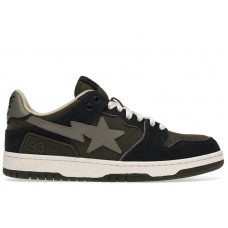A Bathing Ape Bape SK8 Sta Army Green Dark Blue