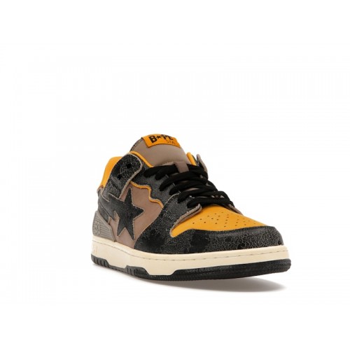 A Bathing Ape Bape SK8 Sta Vintage Black Yellow - мужская сетка размеров