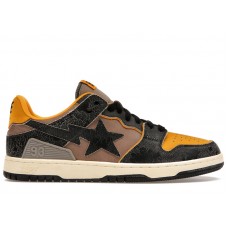 A Bathing Ape Bape SK8 Sta Vintage Black Yellow