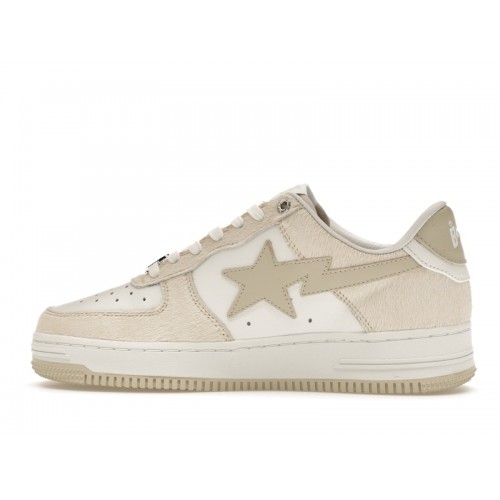 A Bathing Ape Bape Sta Beige Calf Hair - мужская сетка размеров