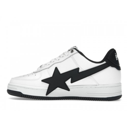 A Bathing Ape Bape Sta OS #2 White Black - мужская сетка размеров