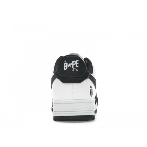 A Bathing Ape Bape Sta OS #2 White Black - мужская сетка размеров