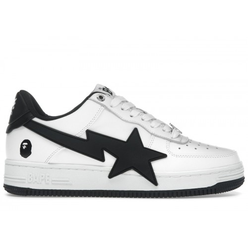 A Bathing Ape Bape Sta OS #2 White Black - мужская сетка размеров