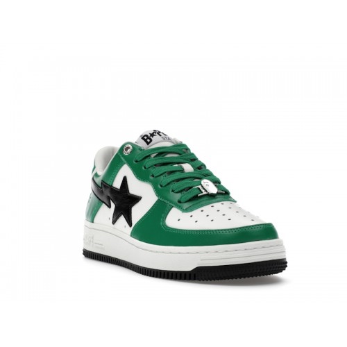 A Bathing Ape Bape Sta #3 M2 White Green Black - мужская сетка размеров