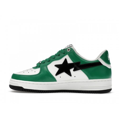 A Bathing Ape Bape Sta #3 M2 White Green Black - мужская сетка размеров