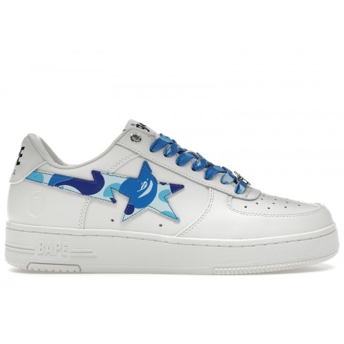 A Bathing Ape Bape Sta Low ABC Camo White Blue (2025) - мужская сетка размеров