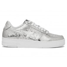 Кроссовки A Bathing Ape Bape Sta #5 Silver