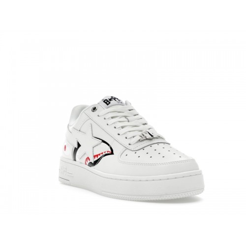 A Bathing Ape Bape Sta Low Shark Pack White - мужская сетка размеров