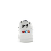 A Bathing Ape Bape Sta Low Shark Pack White