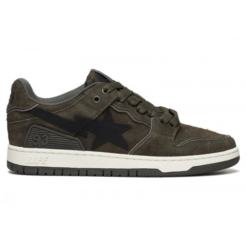 Кроссы A Bathing Ape Sk8 Sta #3 Black - мужская сетка размеров