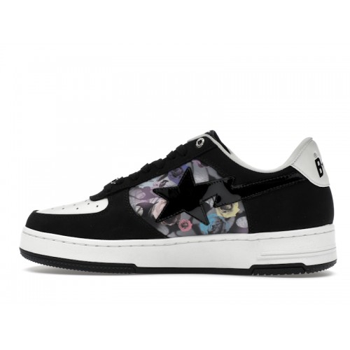 Bapesta #2 Black Roses - мужская сетка размеров