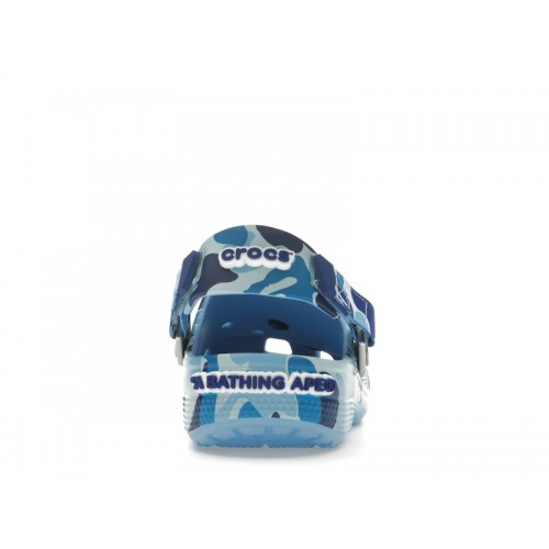 Crocs Classic Clog A Bathing Ape ABC Camo Blue - мужская сетка размеров
