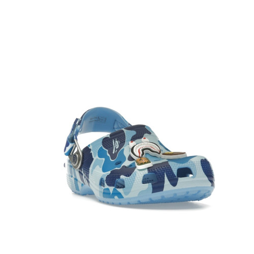 Crocs Classic Clog A Bathing Ape ABC Camo Blue - мужская сетка размеров Crocs Classic Clog A Bathing Ape ABC Camo Blue - мужская сетка размеров