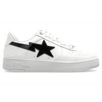 A Bathing Ape Bape Sta #1 White Black Patent Leather