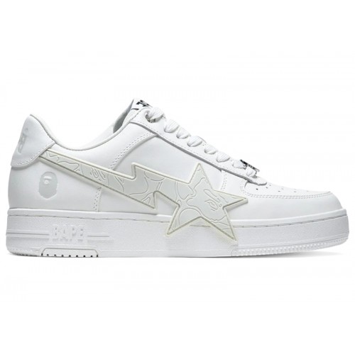 A Bathing Ape Bape Sta OS #2 M2 White Grey - мужская сетка размеров
