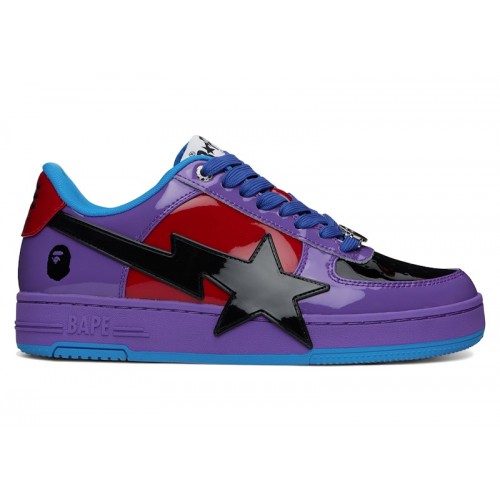 A Bathing Ape Bape Sta OS #1 M2 Purple Red - мужская сетка размеров