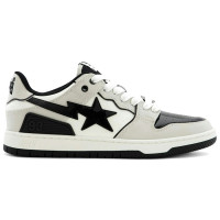 A Bathing Ape Sk8 Sta Gray Black White