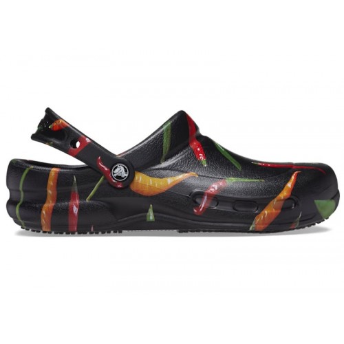 Crocs Bistro Clog Chili Pepper - мужская сетка размеров