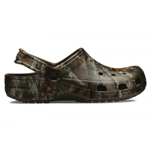 Crocs Classic Clog Edge Camo Walnut - мужская сетка размеров