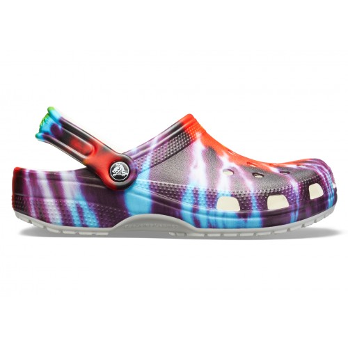 Crocs Classic Clog Tie Dye Multi-Color - мужская сетка размеров