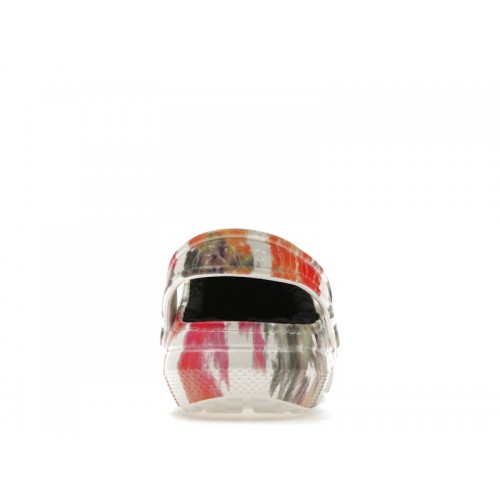 Crocs Classic Tie-Dye Lined Clog Black Multi - мужская сетка размеров