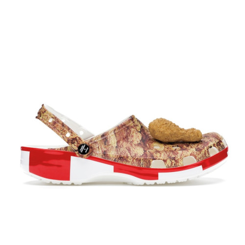 KFC x Crocs Classic Clog Fried Chicken Print - мужская сетка размеров