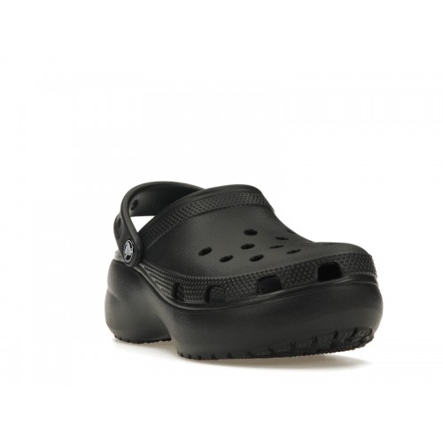 Crocs Classic Platform Clog Black (W) - женская сетка размеров