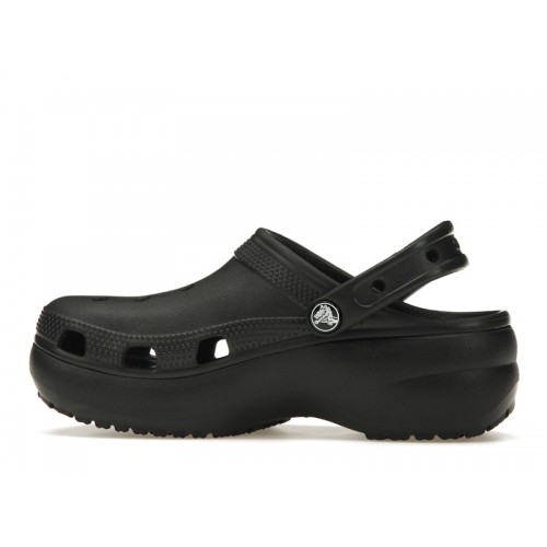 Crocs Classic Platform Clog Black (W) - женская сетка размеров