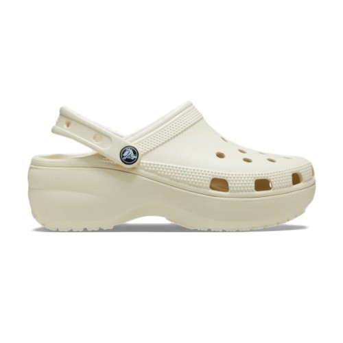 Crocs Classic Platform Clog Bone (W) - женская сетка размеров