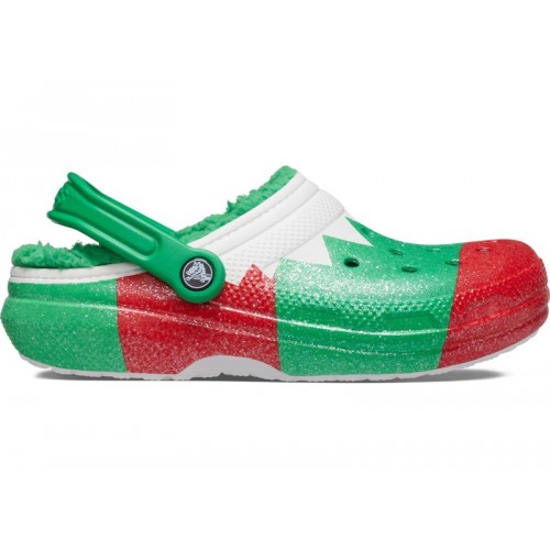 Crocs Classic Lined Clog Holiday Elf - мужская сетка размеров